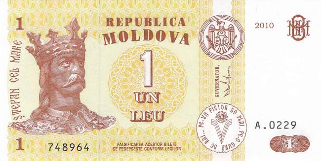 Moldova 1 Leu 2010 p.8